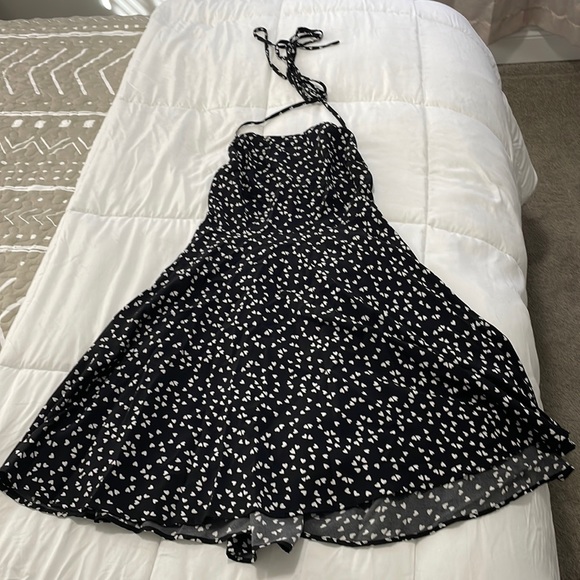 NWOT heart patterned halter dress - Picture 1 of 6